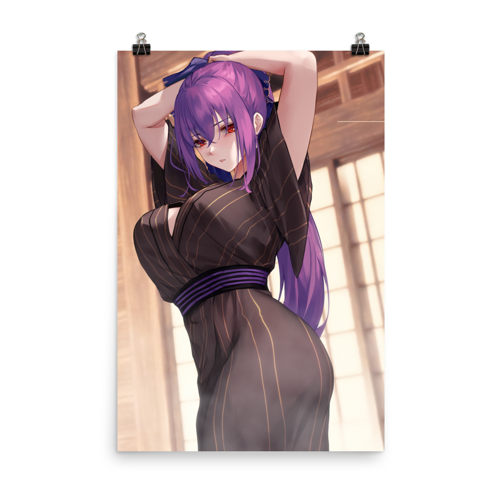 Fate Grand Order Scathach Bathing Naked Anime Poster The Kato Collection