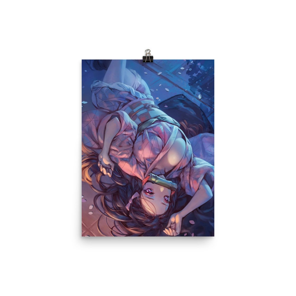 Demon Slayer Nezuko Kamado Adult Form Premium Luster Poster | The Kato  Collection