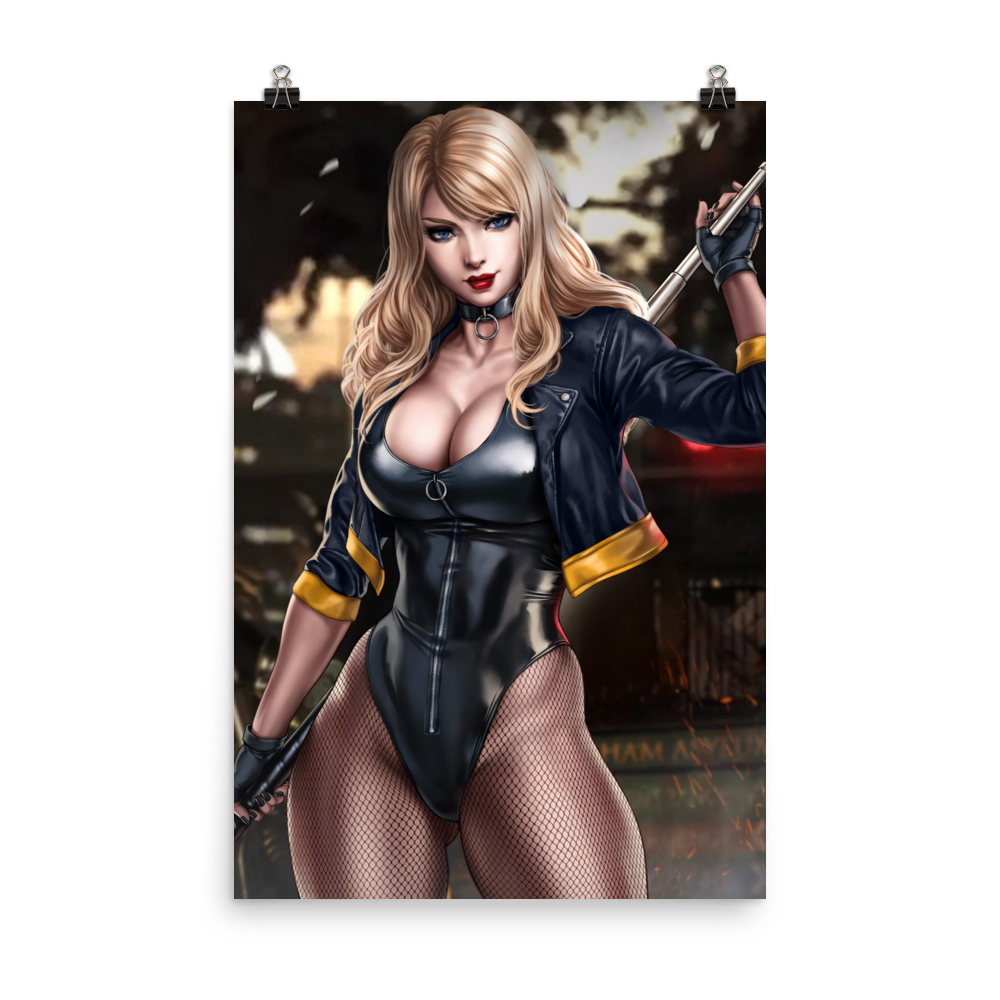 Black Canary Premium Luster Poster The Kato Collection 