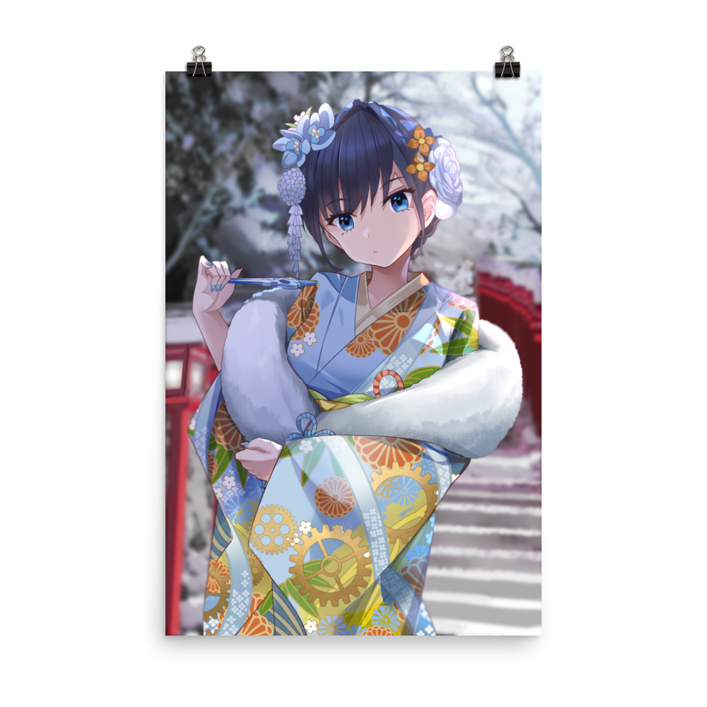 Hololive Kimono Kronii Poster | The Kato Collection