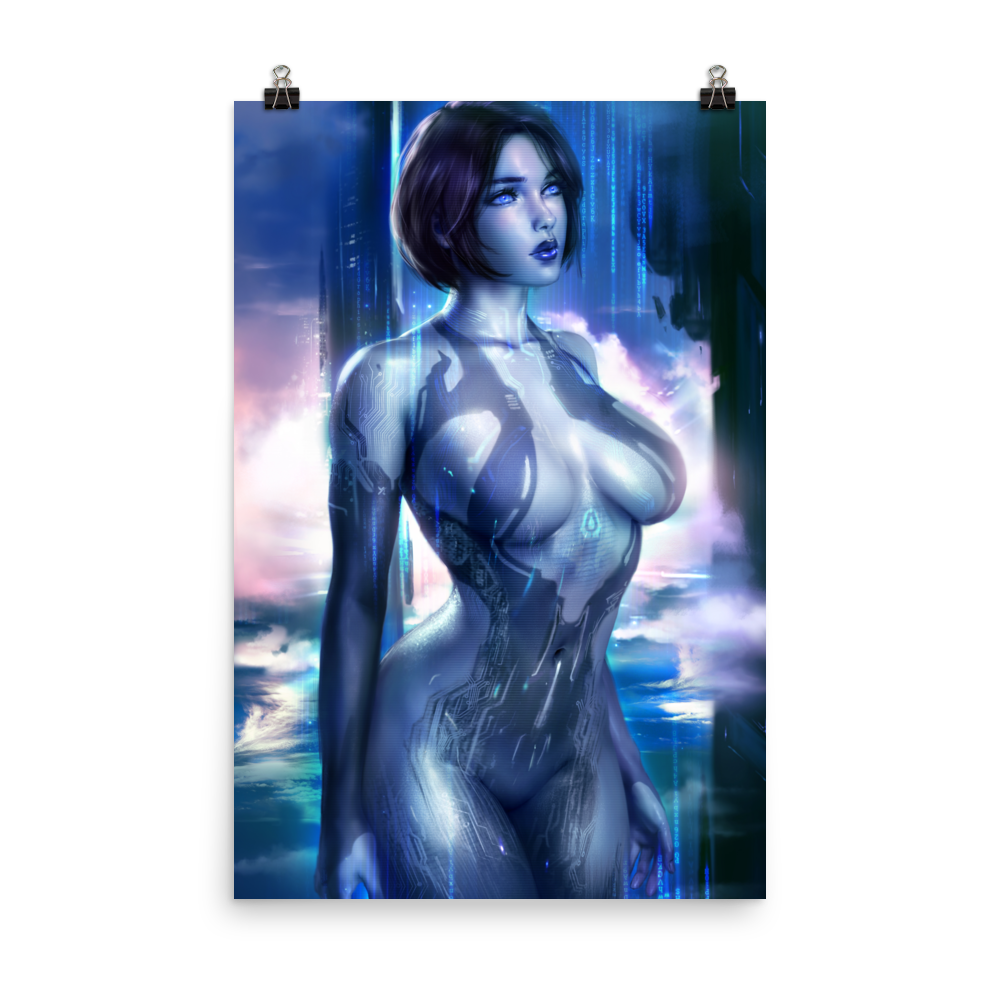 Halo Sexy Cortana Art Poster The Kato Collection