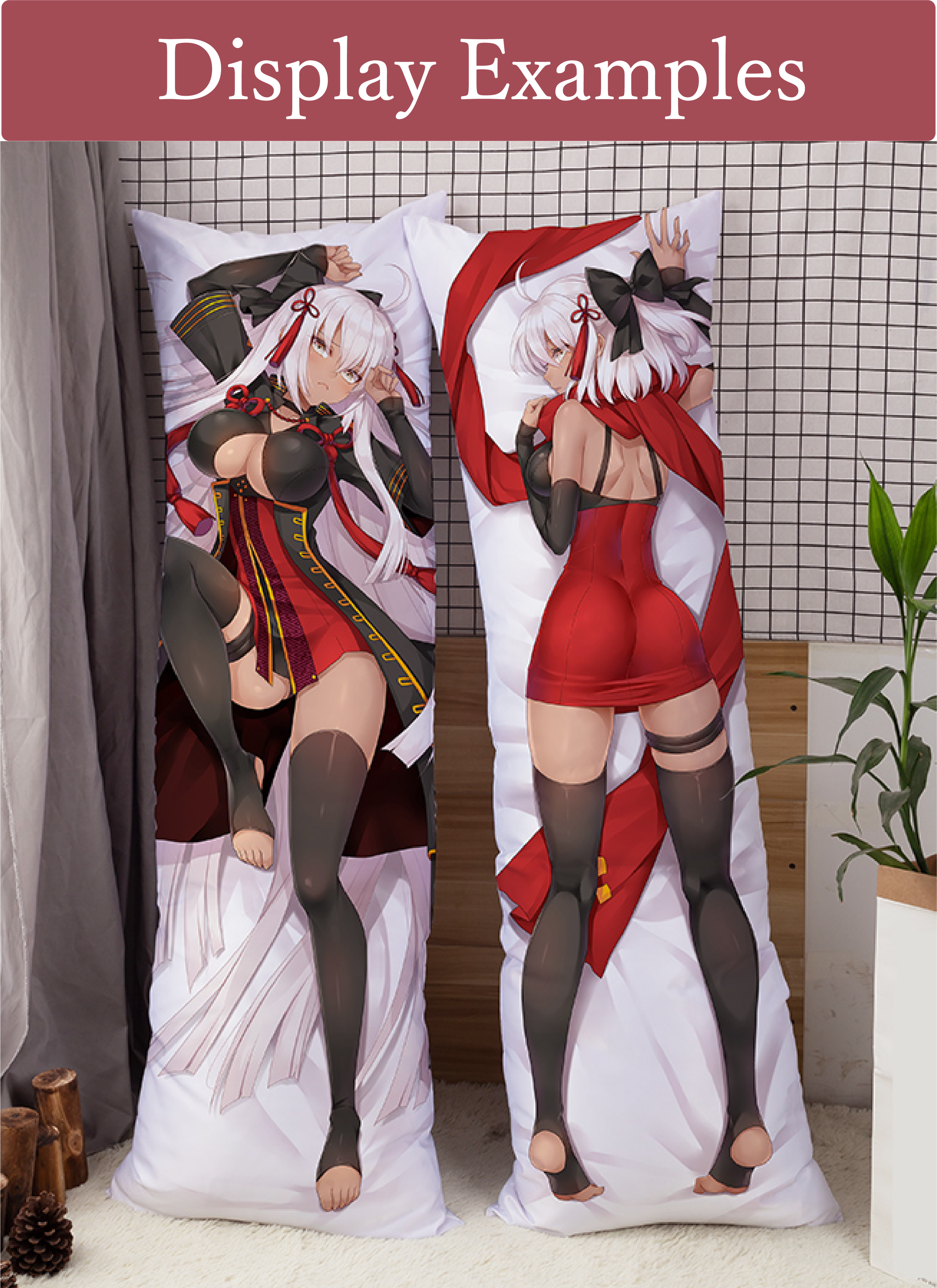  MISAKI1987 Helltaker Lucifer Anime Girl Dakimakura