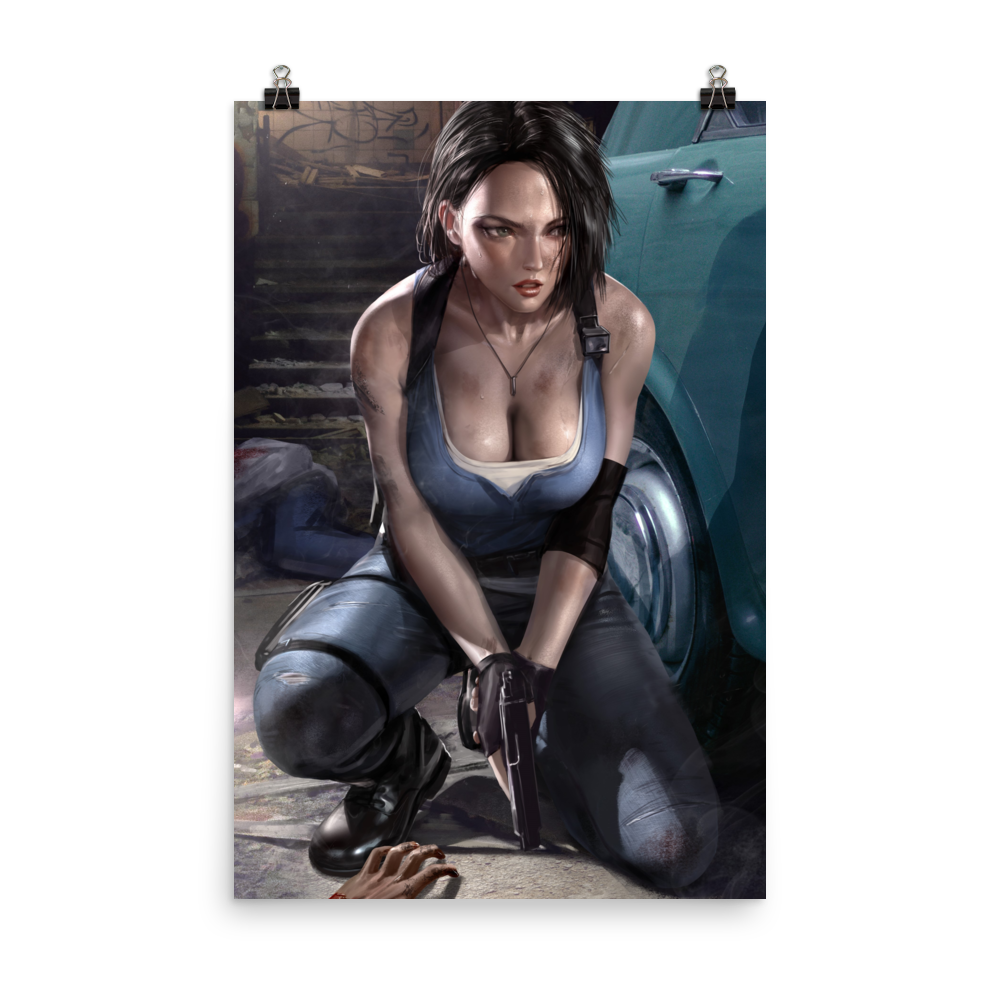 Resident Evil Jill Valentine Art Poster The Kato Collection 3248