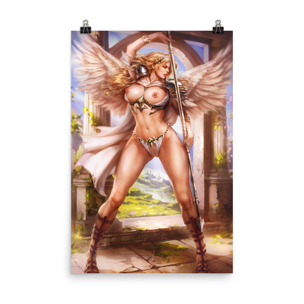 Sexy Valkyrie Naked Angel Fantasy Poster | The Kato Collection